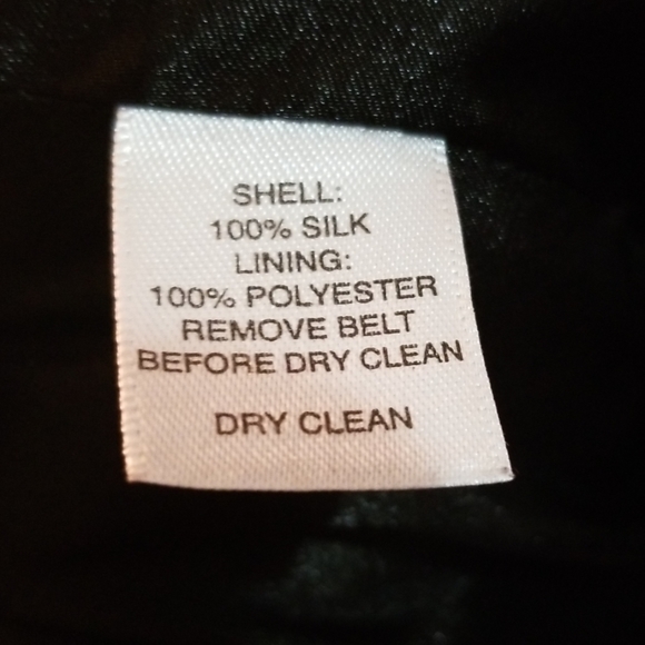 White House Black Market Little Black Dress Silk Cocktail Mini Dress Size 8 - Picture 6 of 6